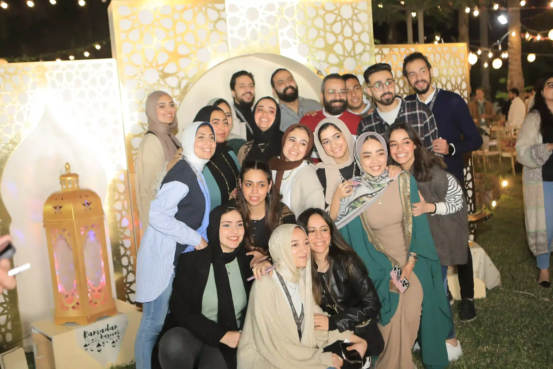 The Octopus team together at a Ramadan evening event